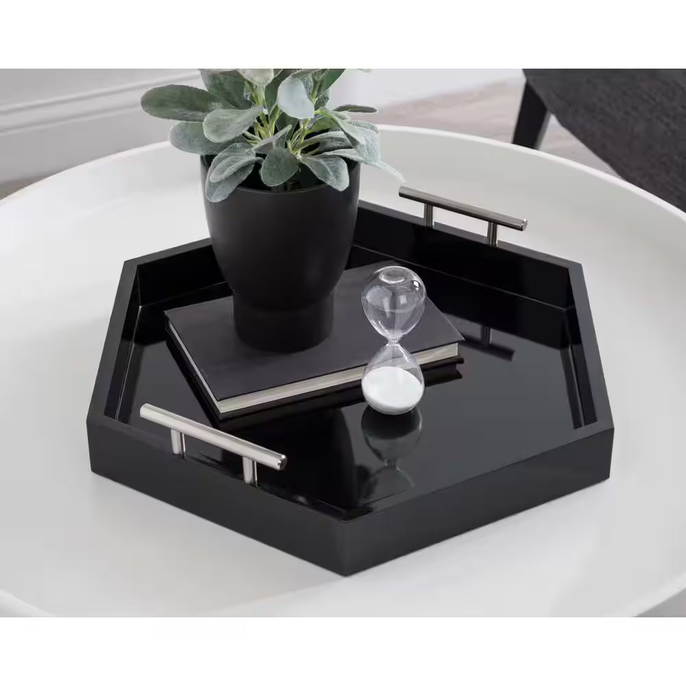 Lipton Black Decorative Tray