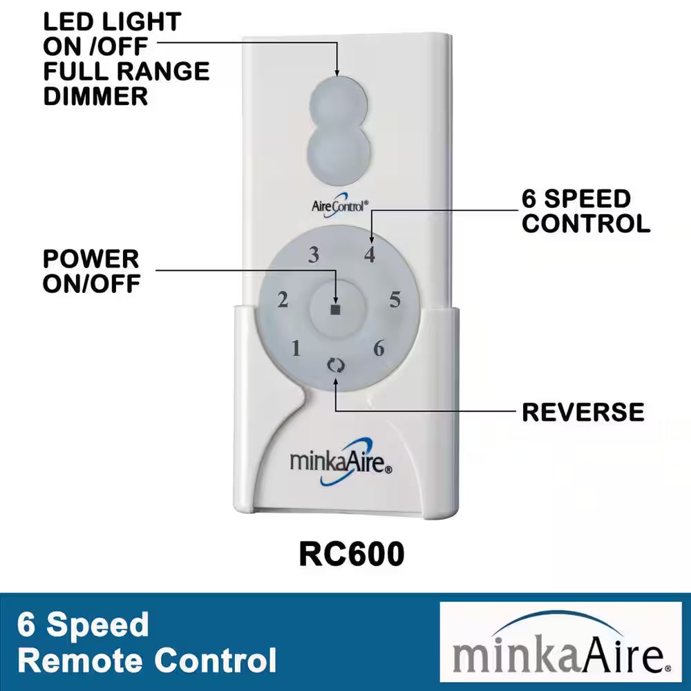 Raptor 60 In. Integrated LED Indoor Oil Rubbed Bronze Ceiling Fan with Light with Remote Control